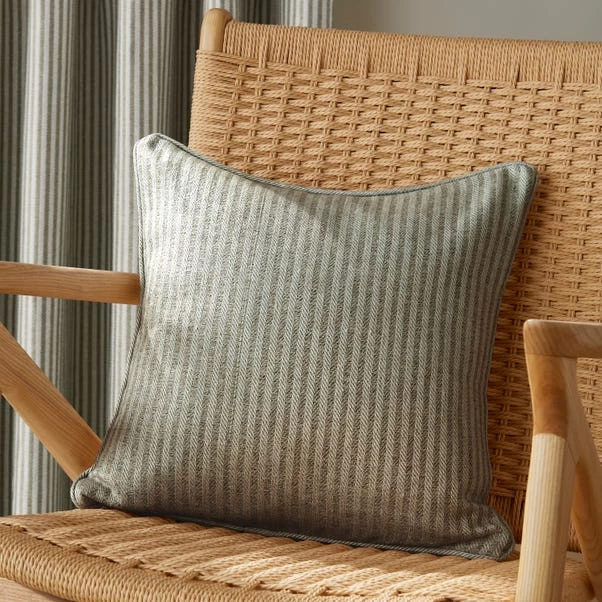 Dunelm Churchgate Herringbone Stripe Cushion