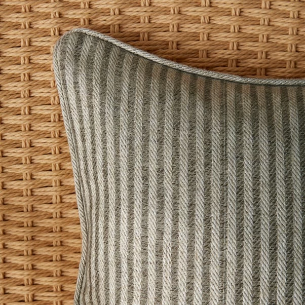 Dunelm Churchgate Herringbone Stripe Cushion - Image 2