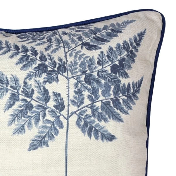 Dunelm Fern Blue Cushion - Image 3